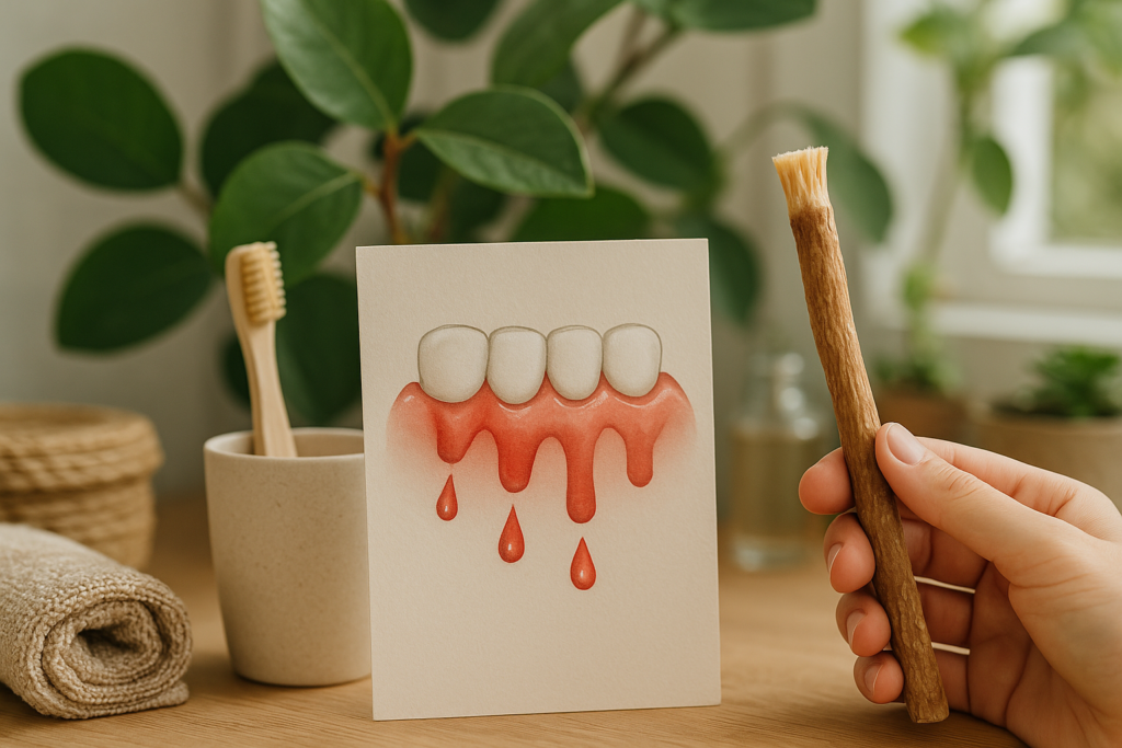 Pourquoi le siwak fait-il saigner les gencives ? siwak gencive qui saigne