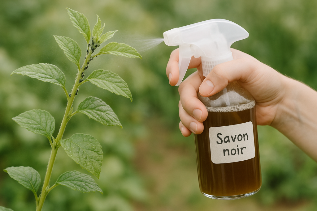 savon noir pucerons